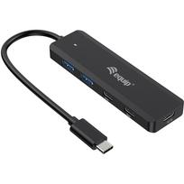 Equip USB-C 4-Port USB 3.2 Gen 1 Hub - USB-C x 2 - USB-A x 2 - USB 3.2 Gen 1 (3.1 Gen 1) Type-C - USB 3.2 Gen 1 (3.1 Gen 1) Type-A - USB 3.2 Gen 1 (3.1 Gen 1) Type-C - 5000Mbit/s - Schwarz - China - USB (128964)