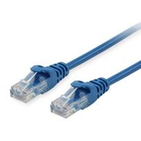 equip - Patch-Kabel - RJ-45 (M) zu RJ-45 (M) - 1.5 m - U/UTP, nicht abgeschirmt - CAT 6 - geschirmt, geformt - Blau (625492)