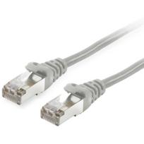 equip - Patch-Kabel - RJ-45 (M) zu RJ-45 (M) - 30 m - S/FTP - CAT 6 - halogenfrei, geformt, verseilt - Grau (615504)