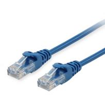 equip - Patch-Kabel - RJ-45 (M) zu RJ-45 (M) - 15 cm - U/UTP, nicht abgeschirmt - CAT 6 - geformt - Blau (625472)