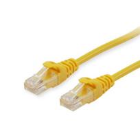 equip - Patch-Kabel - RJ-45 (M) zu RJ-45 (M) - 15 cm - U/UTP, nicht abgeschirmt - CAT 6 - geformt - Gelb (625475)