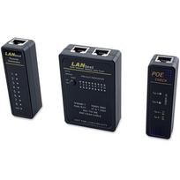 Equip Kabeltester Netzwerk f. RJ45/RJ11/RJ12/BNC Kabel sw (129968)