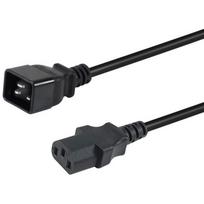 Equip Netzkabel Anschl. C20 -> C13 schwarz - Strom/Netzteil - 3 m (112141)