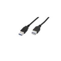 Digitus ASSMANN USB 3.0 extension cable USB type A, 4-pin (M) USB type A, 4-pin (W) 3.0 m black (AK-
