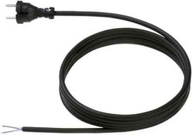 BACHMANN Konturen-Zuleitung 5m sw 248.176 H07RN-F 2x1,5 Stecker Typ 24G,lose 248.176 (248.176)