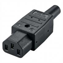 BACHMANN Kaltgertekupplung IEC320 C13 10A/250VAC schwarz Schraubanschluss