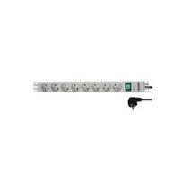 Bachmann Steckdosenleiste (Rack - einbaufähig) - Wechselstrom 230 V - Ausgangsanschlüsse: 8 - 1U - 48.3 cm (19)