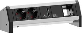 Bachmann DESK 1 - Verlängerungsschnur - Wechselstrom 230 V - 2 Ausgangsstecker - Deutschland (902.0182)