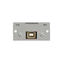 Kindermann - Modulares Faceplate-Snap-In - USB-Typ B