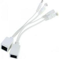 ALLNET PoE Passive Injektor Adapter Kabel Set DC Hohlstecker Adapter 5.5 mm gerader Stecker (All_PoE_passive_cable)