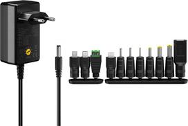 Universal Netzteil 3 - 12V, 27 Watt schwarz, max. 2,3A, inkl. 11 Adapter