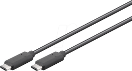 Goobay 66507 USB Kabel 1,5 m 3.2 Gen 1 (3.1 Gen 1) USB C Schwarz (66507)