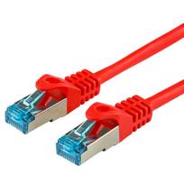 Wentronic Goobay CAT 5e Patchkabel, SF/UTP, Rot, 1 m - CCA Kupfergemisch (68032)