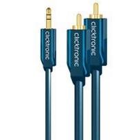 MP3 Adapterkabel (3,5mm Klinken-St./2x Cinch-St.) - 5,0m Zusatzadapter f. MP3-Player,iPods und Smartphones