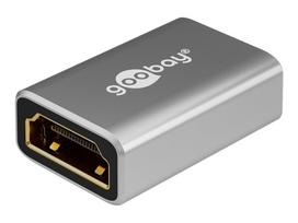 Goobay HDMI -Adapter Kupplung vergoldet 8K a 60 Hz - -Buchse Typ A> (72008)