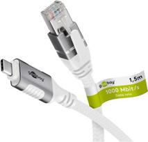 Goobay 74166 - Netzwerkadapter Kabel USB 3.1 Typ C Gigabit Ethernet 1.5 m - Netzwerkkarte - 1.000Mbps (74166)