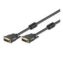 Wentronic Goobay DVI-D FullHD Kabel Dual Link, Schwarz, 1.8 m - DVI-D-Stecker Dual-Link (24+1-Pin) > DVI-D-Stecker Dual-Link (24+1-Pin) (93574)
