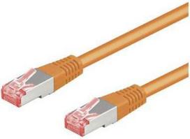 Wentronic CAT 6-150 LC SSTP PIMF 1.5m - RJ-45 - RJ-45 - Männlich/männlich - Gold - 10/100/1000Base-T(X) - Orange (95570)