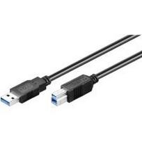 Wentronic 96119 - 3.0 (3.1 Gen 1) - USB A - USB B - Männlich/männlich - Schwarz (96119)