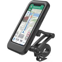 RealPower TourProtect - Flexible Smartphone-Halterung für Fahrräder und E-Bikes - für Smartphones bis zu einer Größe von 6,7” (17 cm) wie z.B. iPhone X / 12 / 13 Pro, Samsung Galaxy S21/22, Huawei P40 Pro u.v.m. - Passend für Lenker mit einem Durchmesser von 22-28 mm (409455)