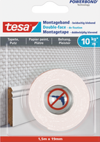 TESA Montageband Tesa® POWERBOND Weiß (L x B) 1500 mm x 19 mm Inhalt: 1 Rolle(n) (77742-00000-00)