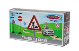 JAMARA Traffic-Set-Grand B, Spielzeugverkehrszeichen-Set, 3 Jahr(e), Kunststoff, Schwarz, Blau, Grau, Rot, Weiß