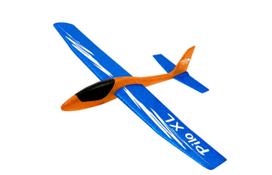 JAMARA Pilo XL Schaumwurfgleiter EPP Tragfläche blau Rumpf orange, Spielzeug-Segelflugzeug, 8 Jahr(e)