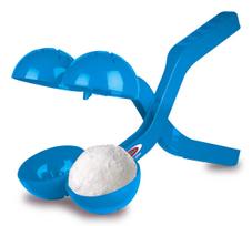 JAMARA Snow Play Schneeballzange Duo 38cm blau, Schneeballmacher
