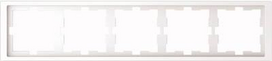 Merten MEG4050-6535. Produktfarbe: Weiß, Markenkompatibilität: Merten, Material: Thermoplast (MEG4050-6535)