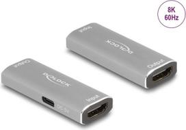 Delock - Repeater - HDMI - 19 pin HDMI Type A (female) / 19 pin HDMI Type A (female) - bis zu 20 m (11506)
