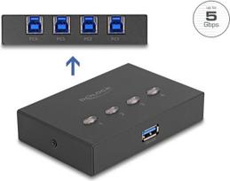 Delock USB 5Gbps Switch für 4 PC an 1 Gerät (11509)