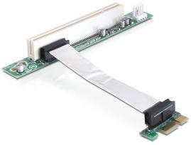 DeLOCK Riser card PCI Express x1 > PCI 32Bit 5 V with flexible cable - Riser Card
