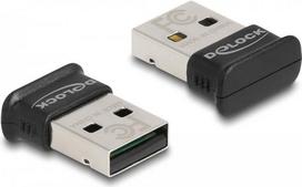 Delock USB Bluetooth 5.0 Adapter Klasse 1 im Micro Design - Reichweite bis zu 100 Meter (61024)