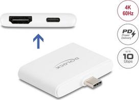 Delock USB Type-C Adapter zu HDMI 4K 60 Hz und USB Type-C Daten + PD 94 W