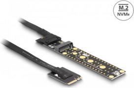 Delock Riser Karte NVMe M.2 Key A+E Stecker zu Key M Slot mit 20 cm Kabel