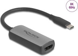 Delock USB Type-C Adapter zu HDMI DP Alt Mode 8K 60 Hz mit HDR und HDCP (64264)