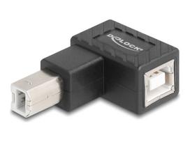 Delock USB 2.0 Adapter Typ-B Stecker zu Buchse 90° gewinkelt (67205)