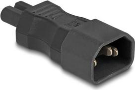 Delock - Netzteil - power IEC 60320 C7 zu IEC 60320 C14  2,5 A - Schwarz (80469)