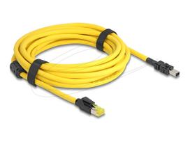 Delock Kabel RJ45 Stecker Cat.6 zu Mini I/O 8 Pin D-Form Typ 2 5 m (81253)