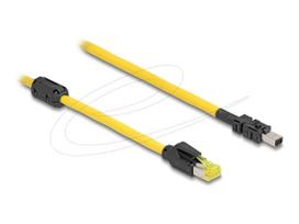 Delock Kabel RJ45 Stecker Cat.6 zu Mini I/O 8 Pin D-Form Typ 2 3 m (81252)