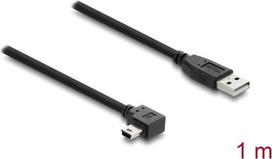Delock USB 2.0 Kabel Typ-A Stecker zu Typ Mini-B rechts gewinkelt - Kabel - Digital/Daten (81651)