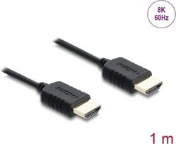 Delock Koaxiales High Speed HDMI Kabel 8K 60 Hz 48Gbps mit Geflechtmantel - Kabel - Digital/Display/Video (81681)
