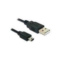 DeLOCK - USB-Kabel - USB Typ A, 4-polig (M) - Mini-USB, Typ B (M) - 3,0m (USB/USB2.0) - Schwarz (82311)