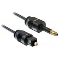 DeLOCK - Digitales Audio-Kabel (optisch) - TOSLINK (M) - bis - Mini-Phone 3,5 mm / TOS Link (M) - 1,0m - Schwarz (82875)