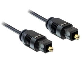 DeLOCK - Digitales Audio-Kabel (optisch) - TOSLINK (M) bis TOSLINK (M) - 1 m - Schwarz