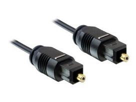 DeLOCK - Digitales Audio-Kabel (optisch) - TOSLINK (M) - bis - TOSLINK (M) - 2,0m - Schwarz (82880)