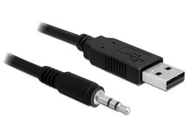 DeLOCK Konverter - Konverter - USB2.0 Seriell-TTL Stecker (M) - 3,5 mm Klinke - 1,8m (5V) (83115)
