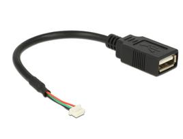 DeLOCK - Interner und externer USB-Adapter - USB (W) bis 4-Pin-USB2.0-Header (W) - 15cm - Schwarz (84834)
