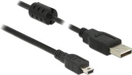 DeLOCK - USB-Kabel - USB (M) bis Mini-USB, Typ B (M) - 2,0m - Schwarz (84914)