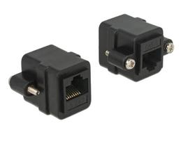 Delock Adapter RJ45 Buchse > RJ45 Buchse zum Einbau Cat.6 UTP (85124)